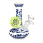 SeshGear Chinese Vase Ceramic Water Pipe - 5.5" / 14mm F / Oval Base