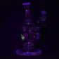 Pulsar Fruit Series Peaches & Cream Glow in The Dark Dab Rig Kit - 8" / 14mm F