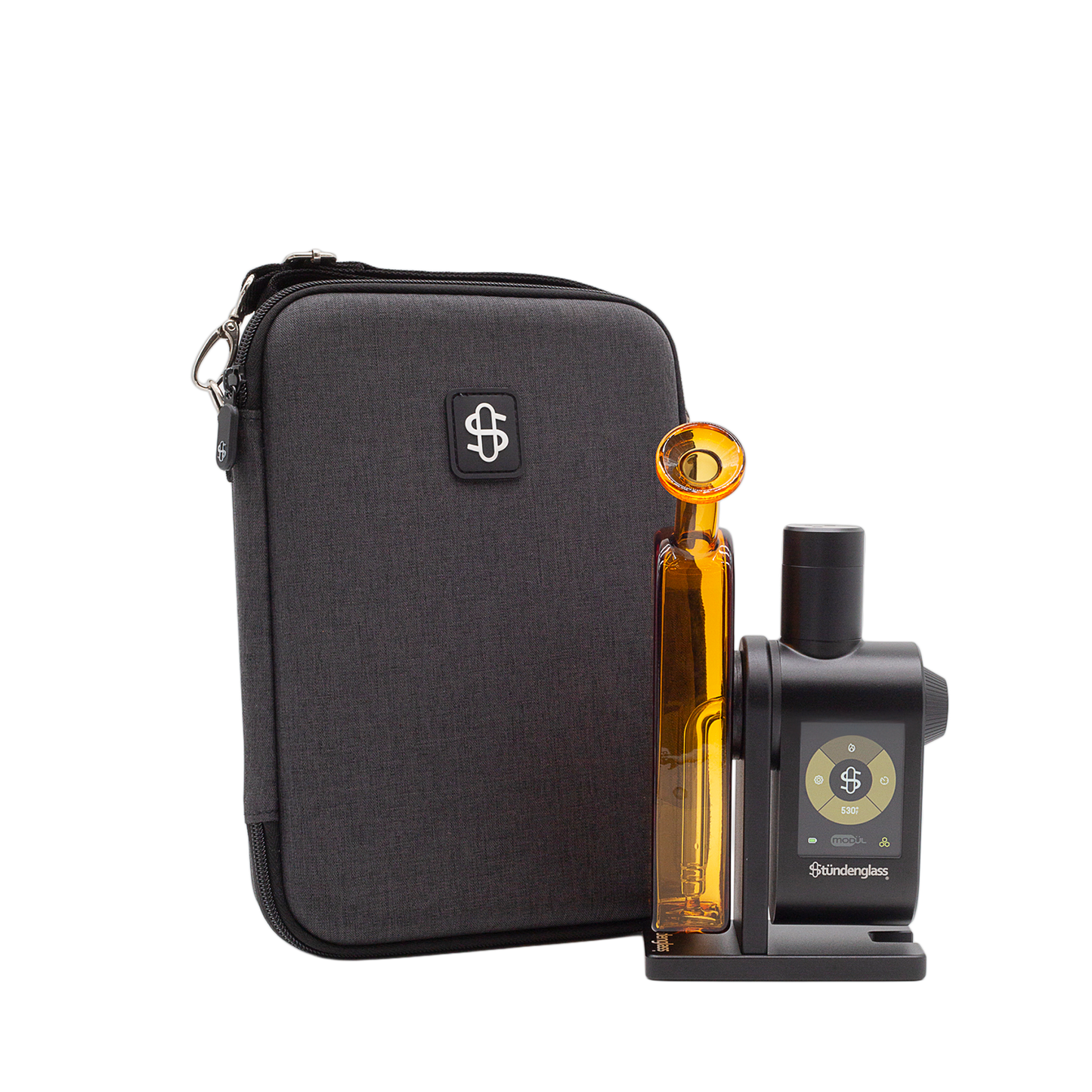 Stündenglass Modül + Dok Deluxe Travel Set - Amber Glass