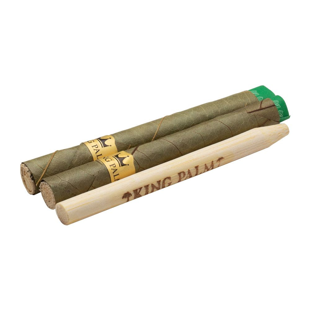 King Palm Hand-Rolled Leaf Wraps | Mini | 2pc | 10pk Display