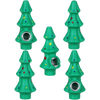 5CT BUNDLE - Christmas Tree Silicone Hand Pipe - 4.9"