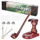 Pulsar Shire Pipes x LoTR RIVENDELL Pipe & MIDDLE-EARTH Pipe Stand Bundle - 12.75"