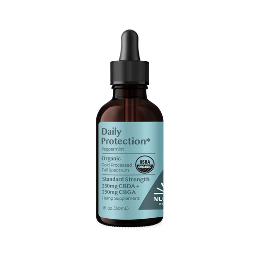 Organic CBGA+CBDA Daily Protection* Drops 250mg+250mg Peppermint