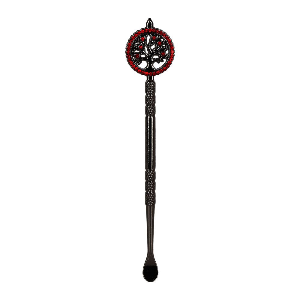 10CT JAR - SeshGear Tree of Life Metal Dab Tool - 4.5" / Assorted Colors