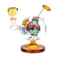 Playful Creatures Ball Glass Water Pipe - 6" / 14mm F