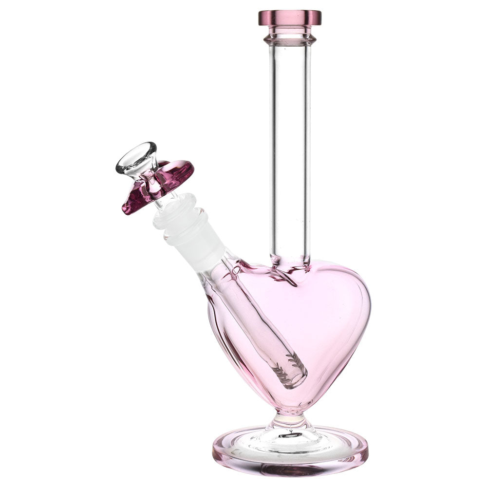 SeshGear The Heart Grows Fonder Glass Water Pipe - 9.25" / 14mm F